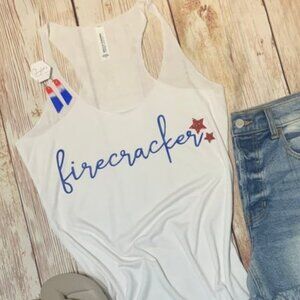 Firecracker Graphic Tank Top